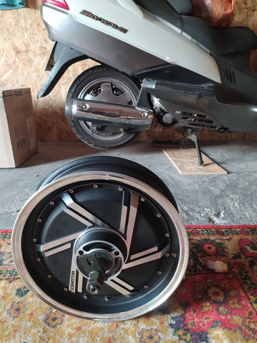 Заднє мотор колесо QS motor 72v8000w 13 дюймов