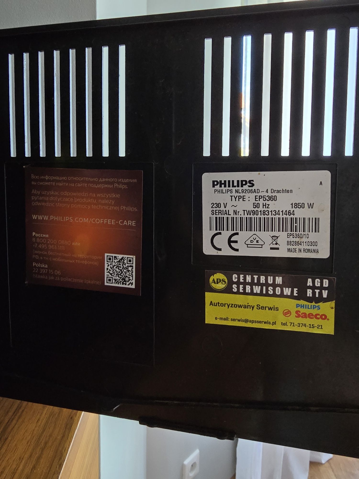 Ekspres ciśnieniowy  Philips Lattego