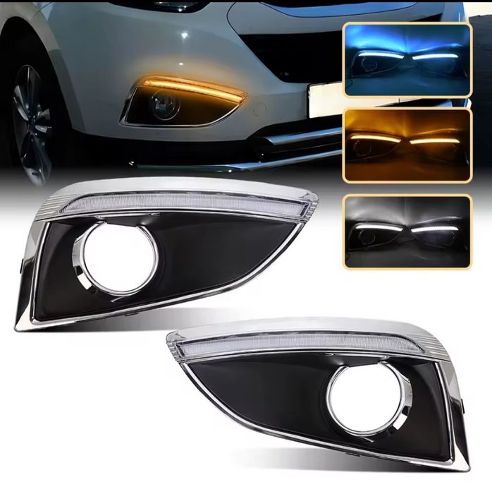 Hyundai IX35 LED ledy światła do jazdy dziennej DRL halogen 3-funkcje