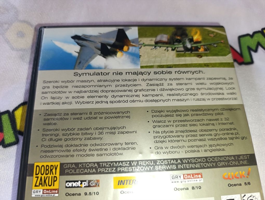 Lock On Air Combat Simulation PC po polsku stan idealny sklep