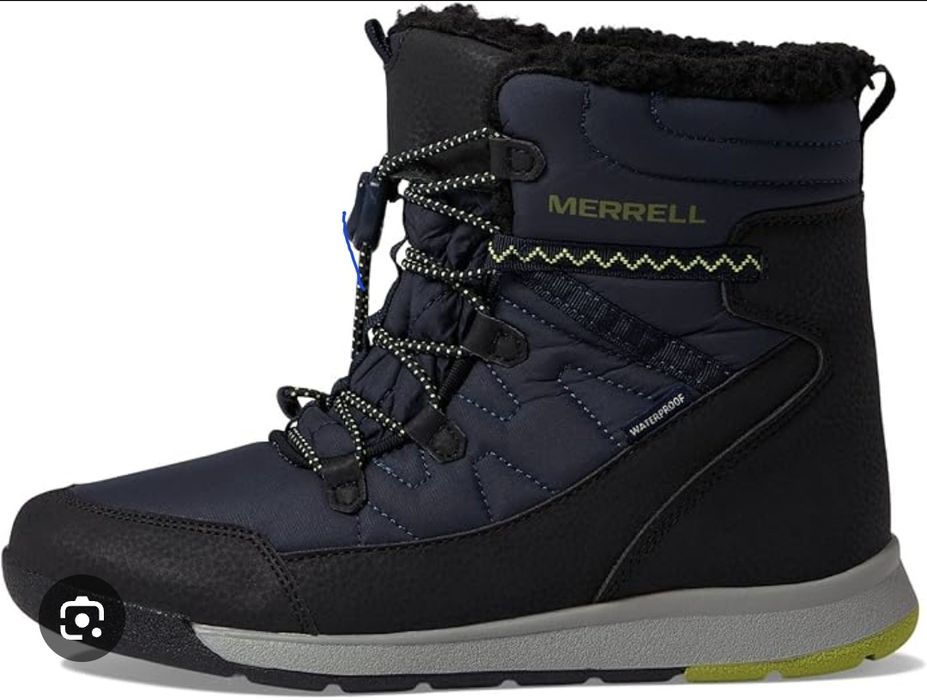 Стильні теплі чоботи, сапоги, для хлопчика Merrell 35,36