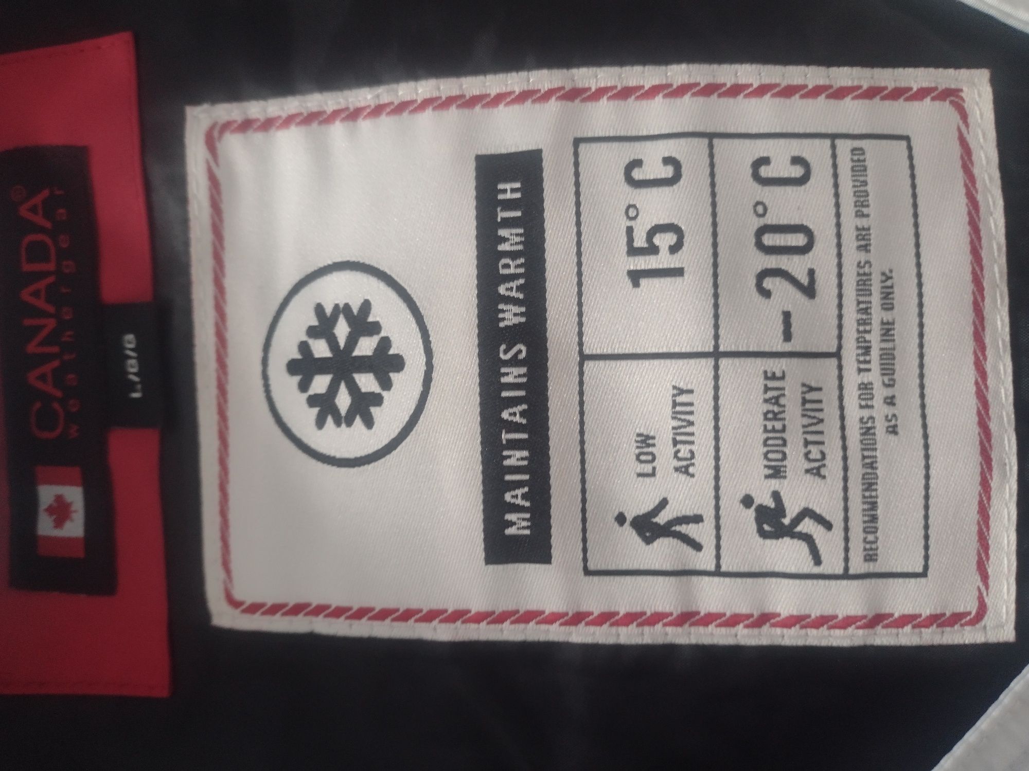 Oryginalna CANADA WEATHER GEAR kurtka męska zimowa rozm.L/XL NOWA