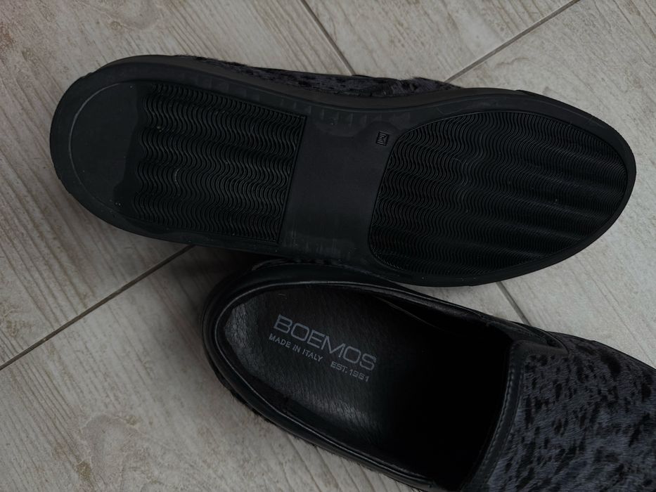 Чоловічі сліпони поні шкіра