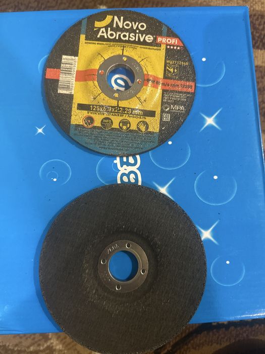 Круг зачисний NovoAbrasive 125 x 6,0 x 22,2 мм