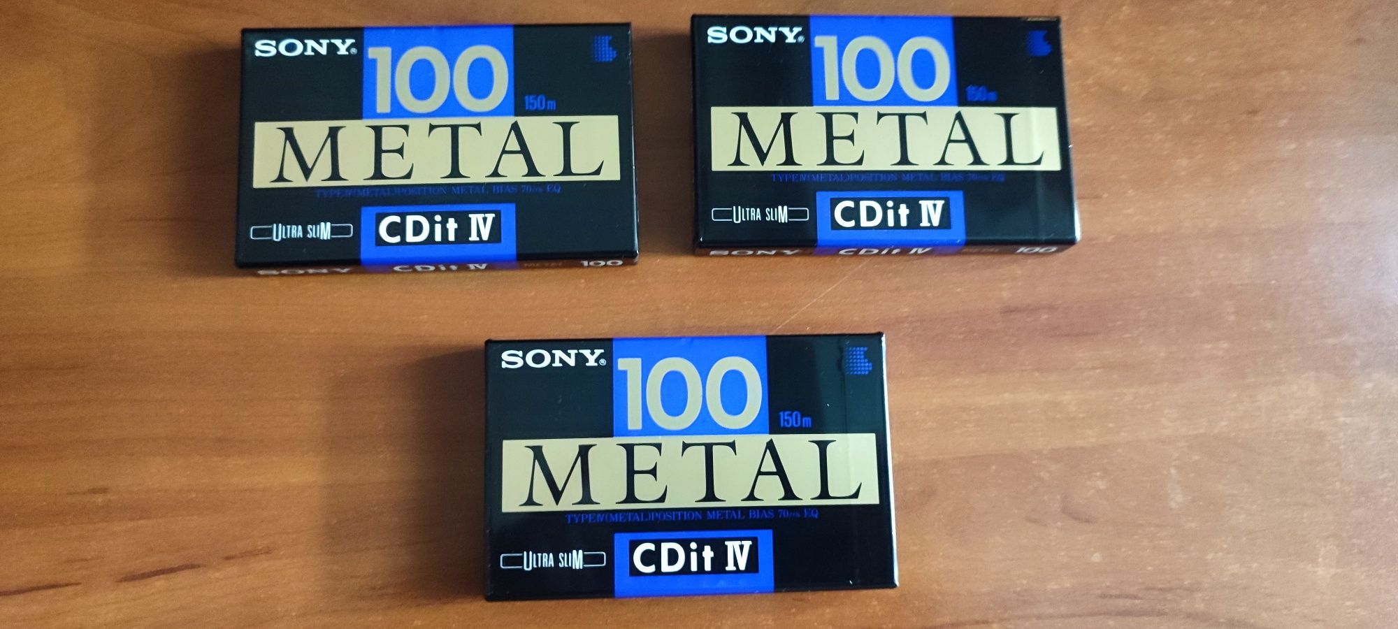 Аудіокасети SONY Metal CDit IV 100. 1992р