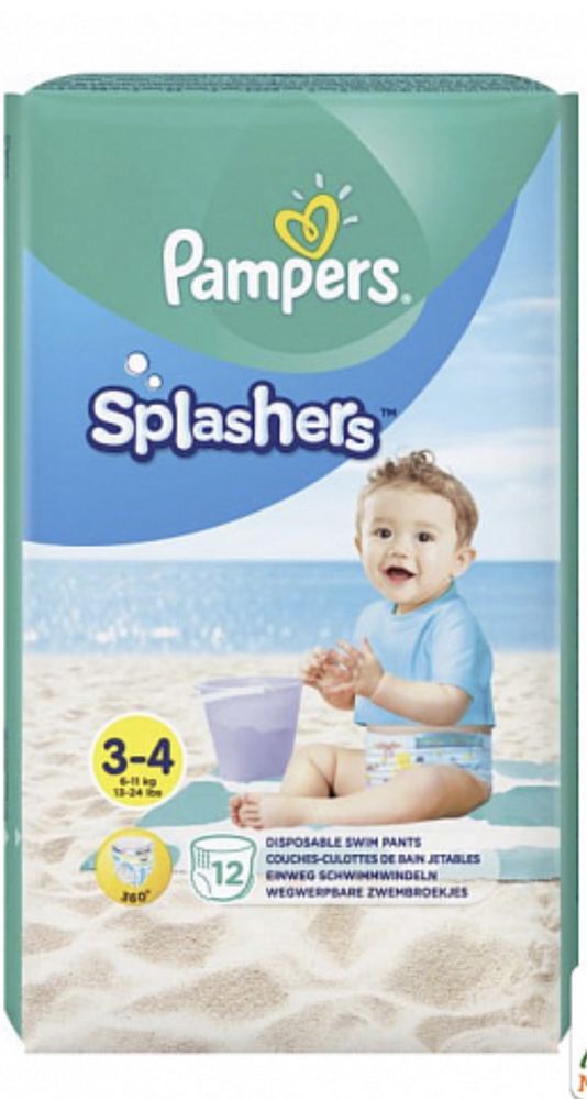 PAMPERS Splashers 3-4 подгузники-трусики