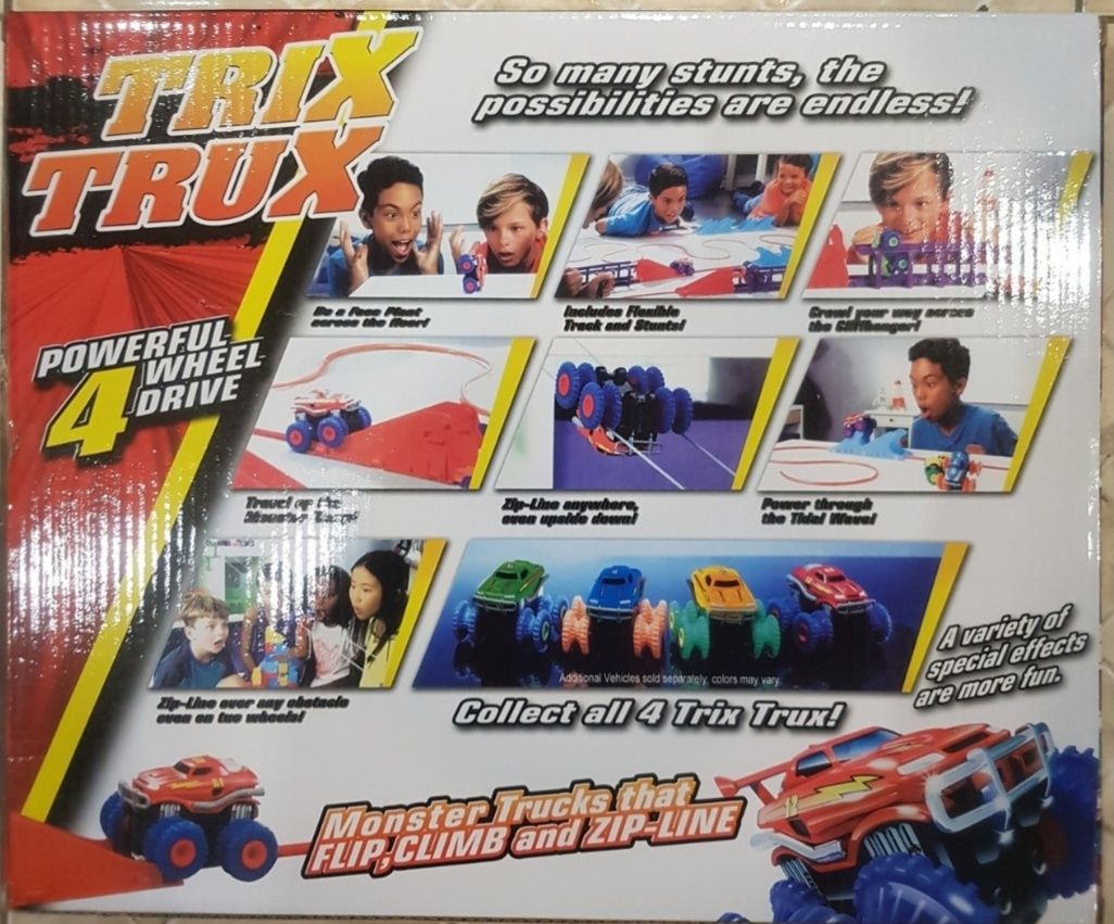 Конструктор Большой набор Trix Trux канатный трек 2 машинки Монстр тра