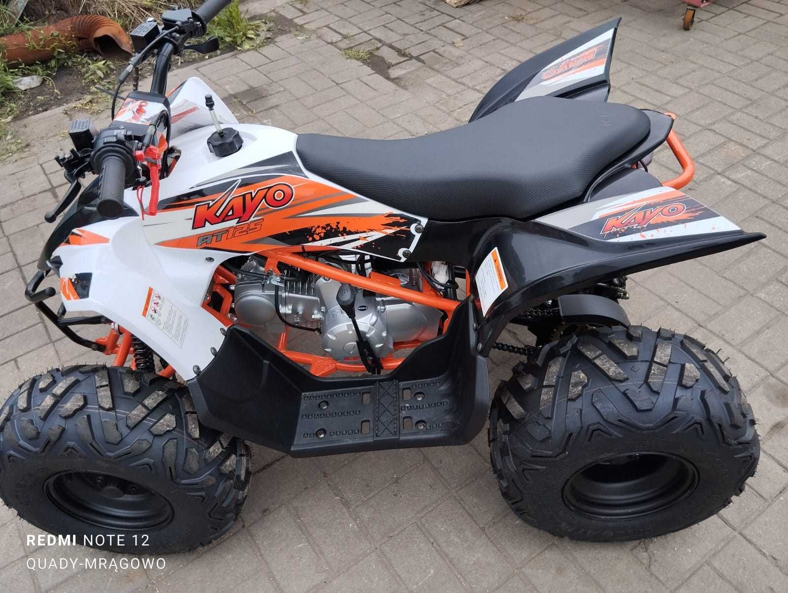 Quad Kayo AT125 dla dzieci , bez homologacji raty PROMOCJA transport