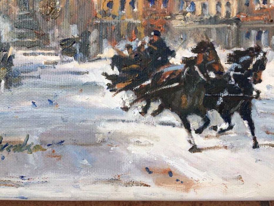Obraz olejny na płótnie ,30x40cm Warszawa