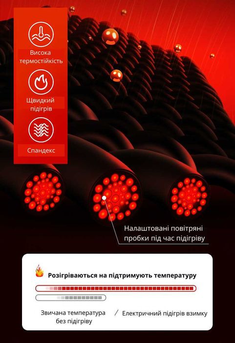 Гетри, термошкарпетки з підігрівом, акб 4000-5000mAh