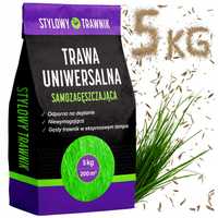 TRAWA 5kg na 200m2 Samozagęszczająca nasiona trawy Odporna na Deptanie