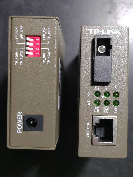 Медіаконвертери TP-Link MC112CS  та  MC111CS вживані
