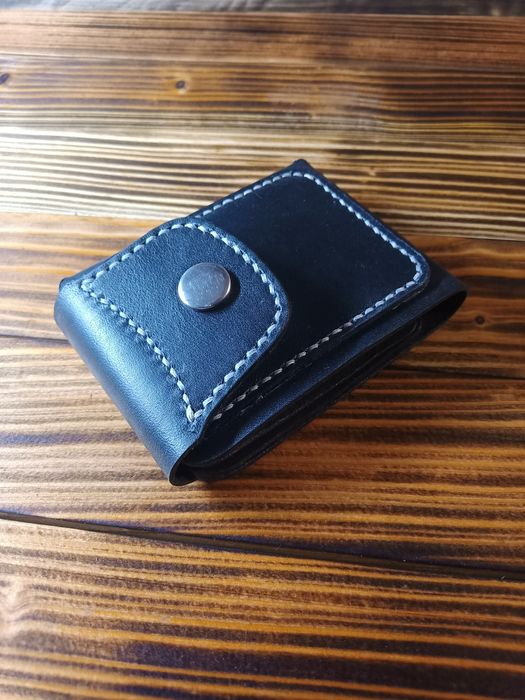 Чоловічий шкіряний гаманець ручної роботи