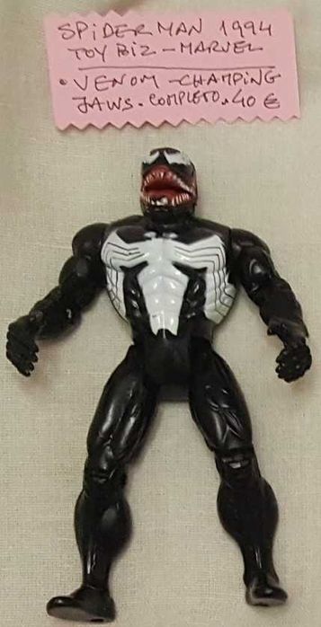 1994 - VENOM Champing Jaws - Spiderman TOY BIZ - MARVEL