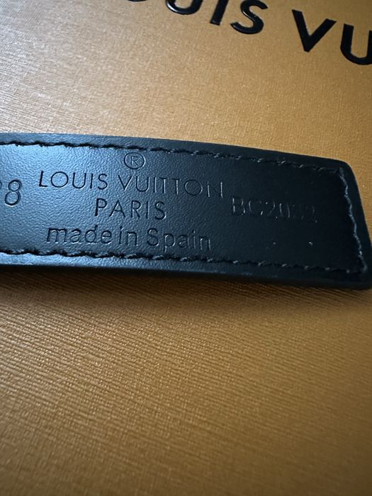 Louis Vuitton Iconic  dwustronny pasek Nowy