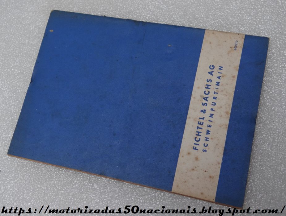 Livro de Instruções p/ Motor Sachs 50-3 de 3 Velocidades