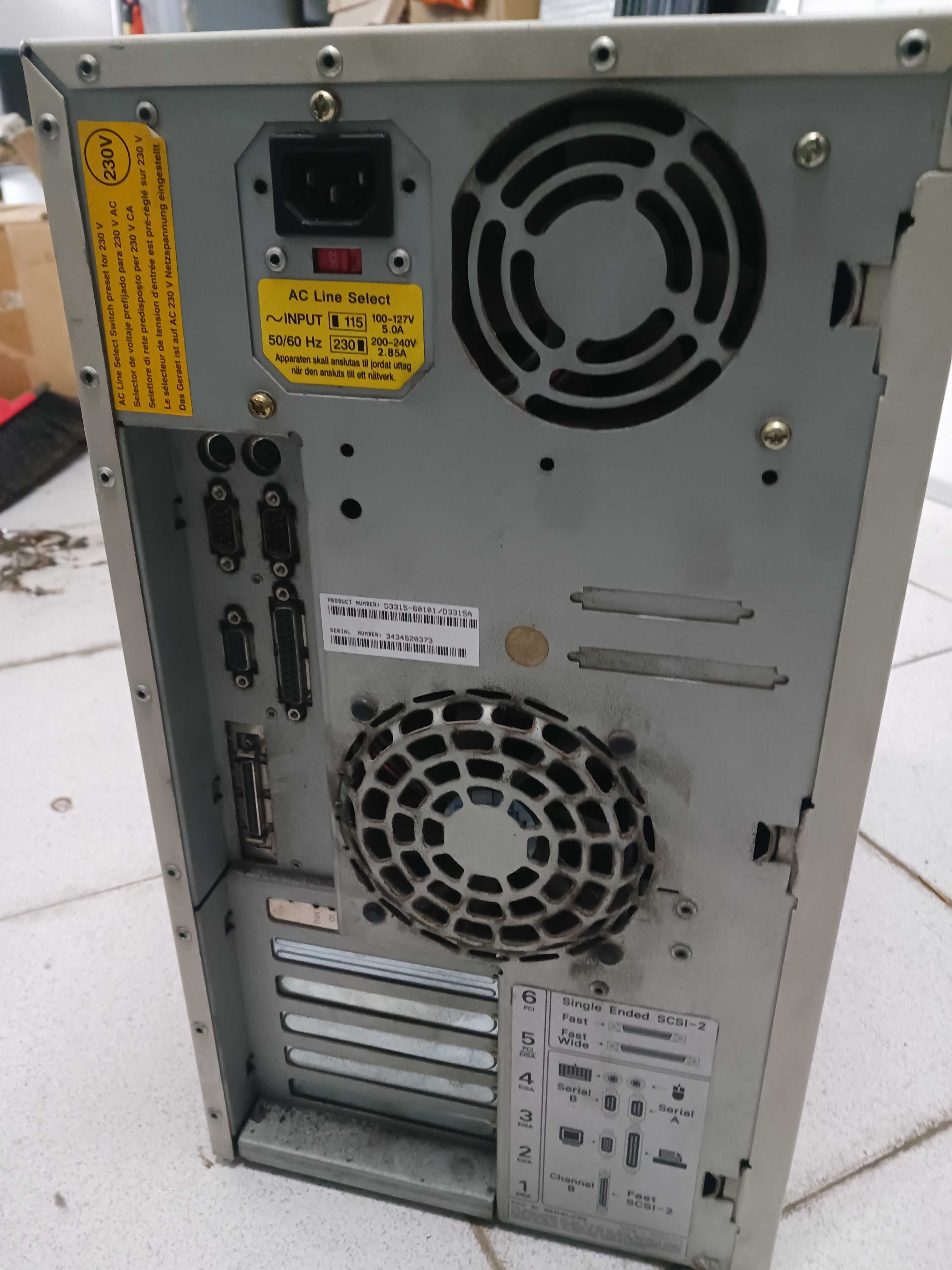 Servidor HP NET SERVER E45 + Servidor 5/60 LC Venda Conj. ou separado