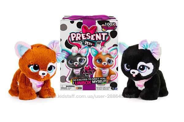 Интерактивная игрушка щенок Present Pets Glitter Puppy