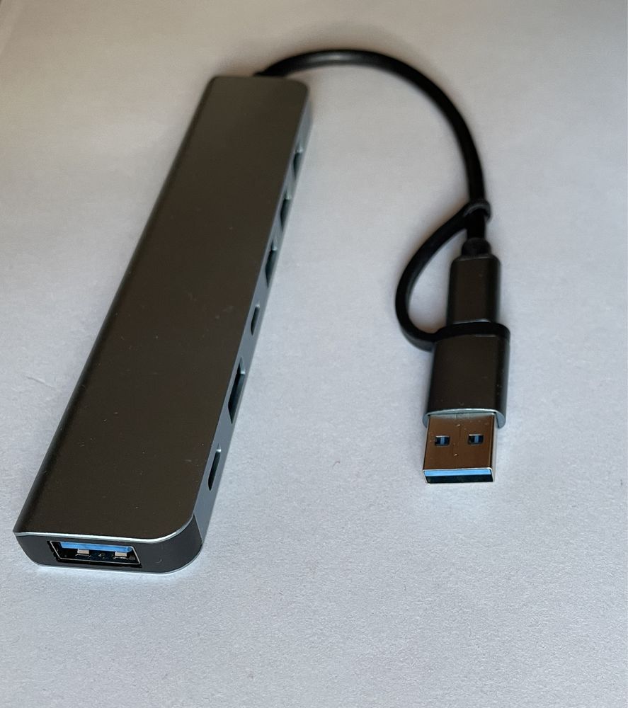 7 в 1 USB hub Type-C USB-A