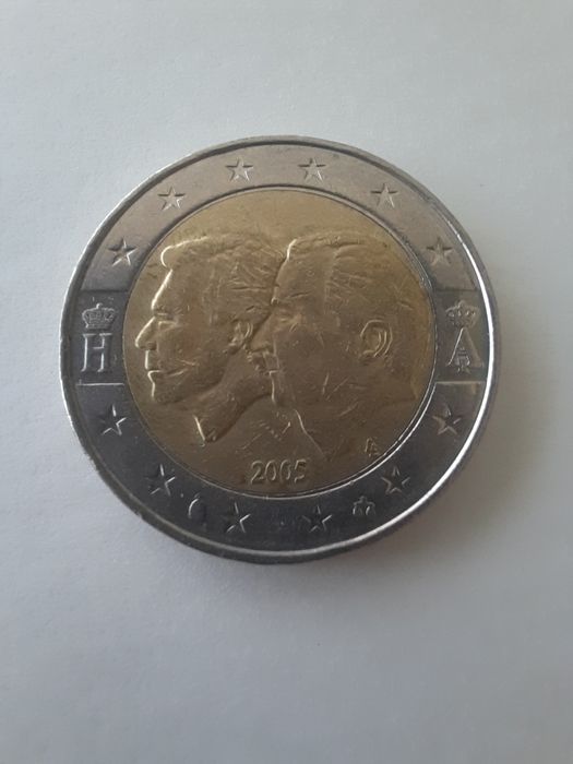 Moeda 2€ comemorativa - Bélgica 2005 (circulada)