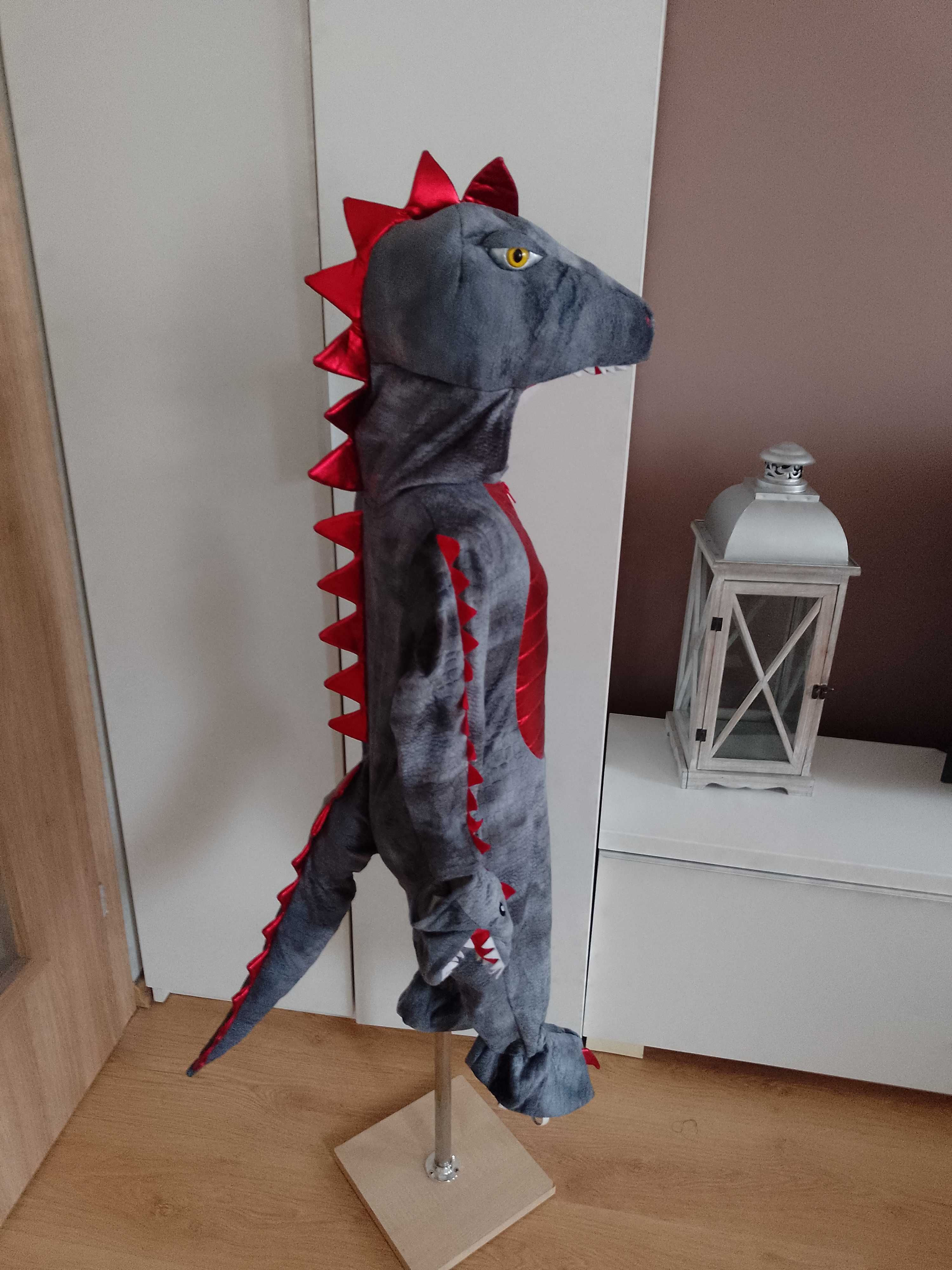 NOWY strój karnawałowy SMOKA DINOZAURA WAWELSKI kostium 92/98 (396)