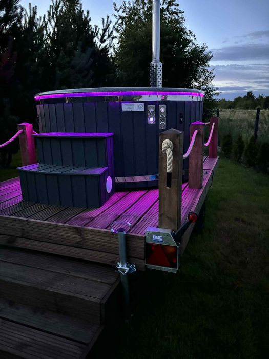 Relax na kólkach mobilna balia/jacuzzi na wynajm