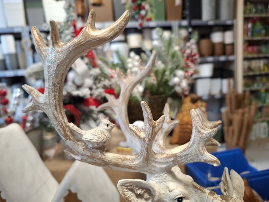 Renifer jeleń Figurka świąteczna renifer