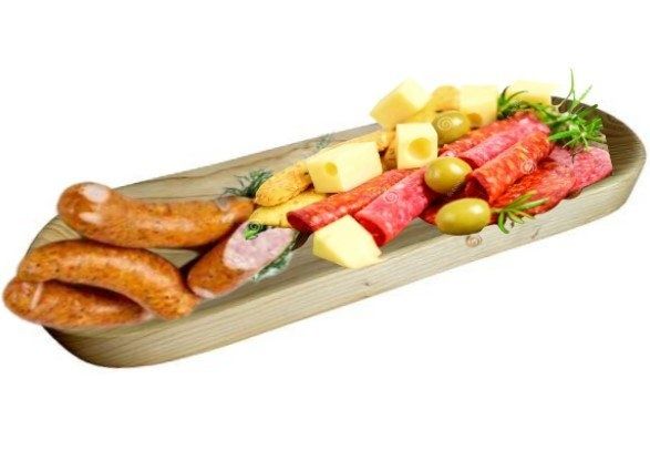 Tace cateringowe do restauracji na wesele biesiadne korytka drewniane