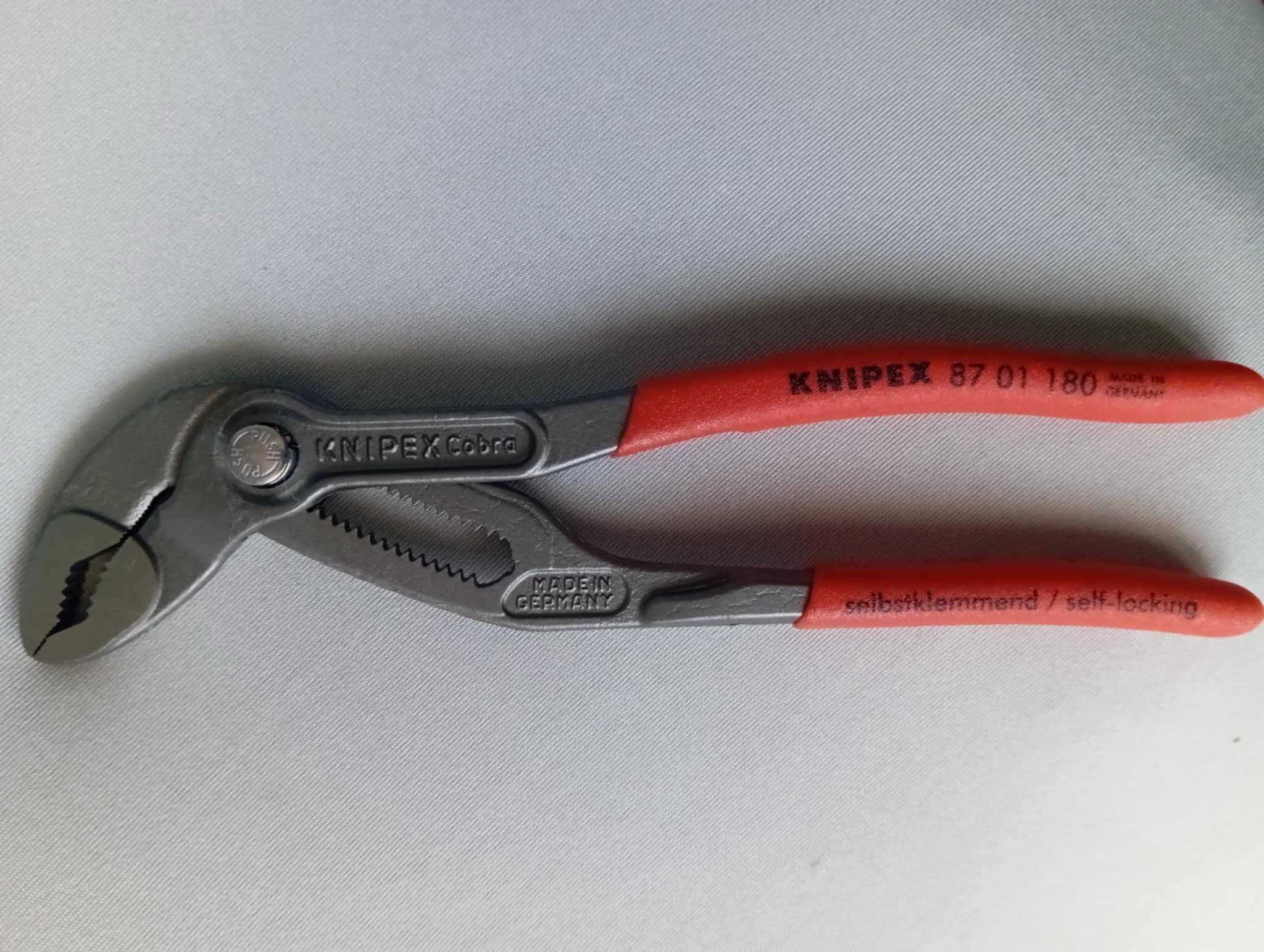 Knipex Cobra Szczypce klucz nastawne do rur nowej generacji 180mm
