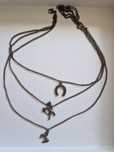 Colar 3 em 1 dourado stradivarius