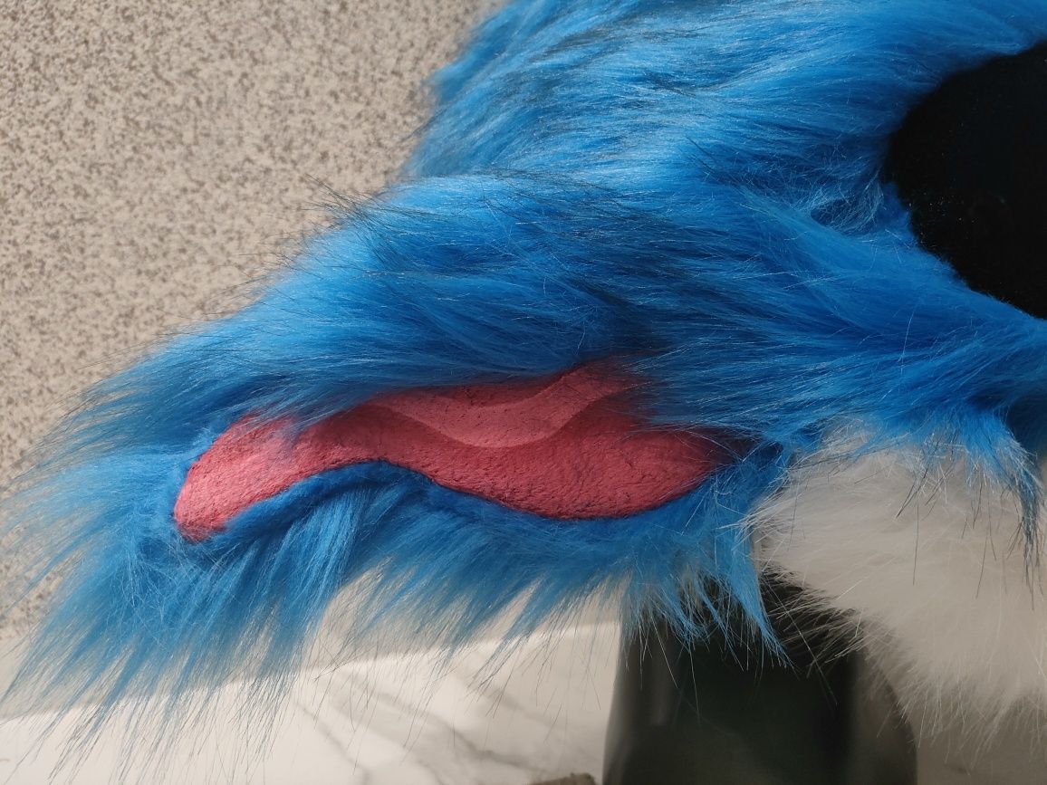 Fursuit smok maska furry cosplay therian Dino mask