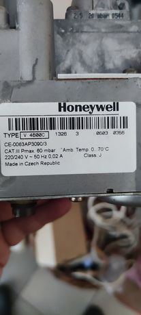 Газовий клапан Honeywell v4600c, автоматика котла Attack