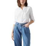 Женская белая рубашка Levi's с длинным рукавом