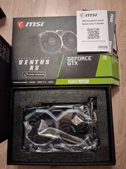 Відеокарта MSI GeForce GTX 1660 Super Ventus XS 6GB GDDR6
