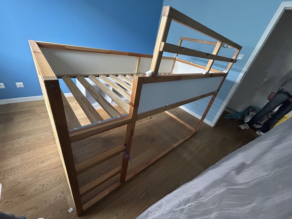 Łóżko kura ikea uzywane z materacem