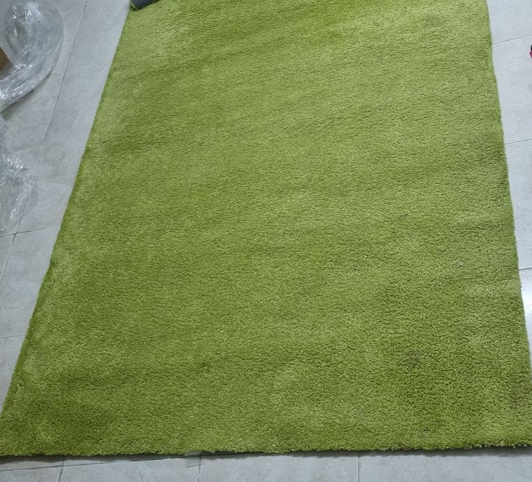 Tapete verde 230x160 em excelente estado