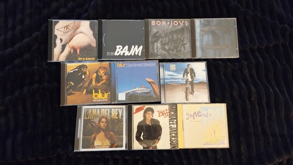 Płyty cd aerosmith bajm blur bon jovi michael jackson