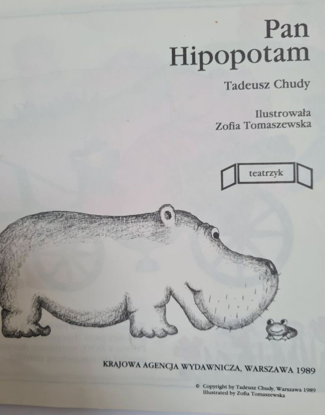 Pan Hipopotam - Tadeusz Chudy