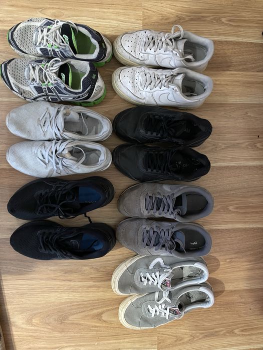 Лот кросівок nike,asics,reebok,vans,розміри 40-41-42
