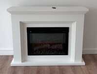 Kominek elektryczny Dimplex 26" XHD Optiflame - biały mat