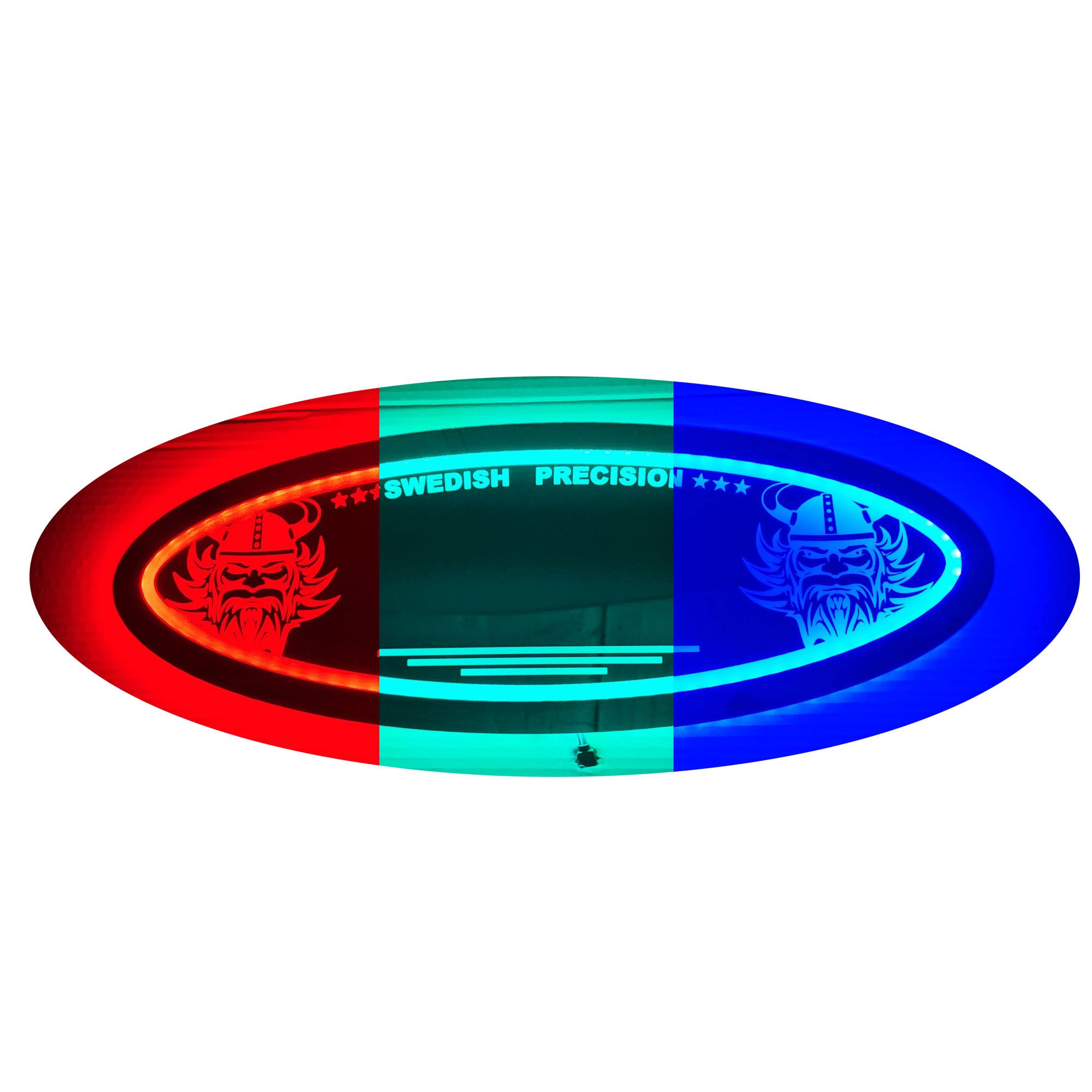 VOLVO WIKING lustro LED , logo na tylną ścianę TIR, nad łóżko V03-RGB