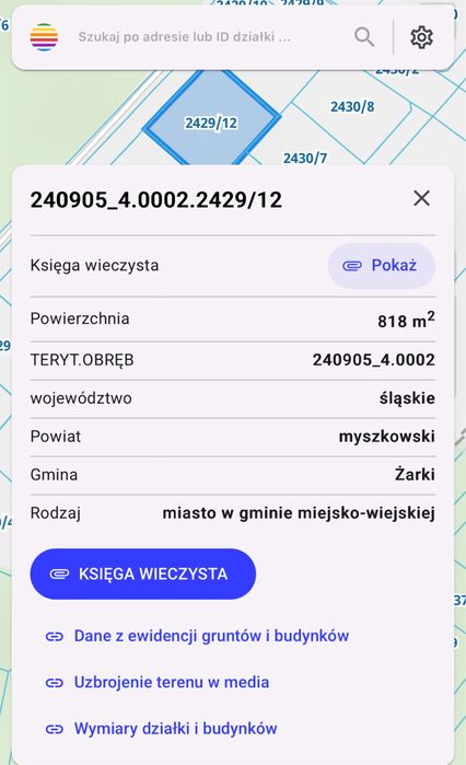 Działka Budowlana Żarki