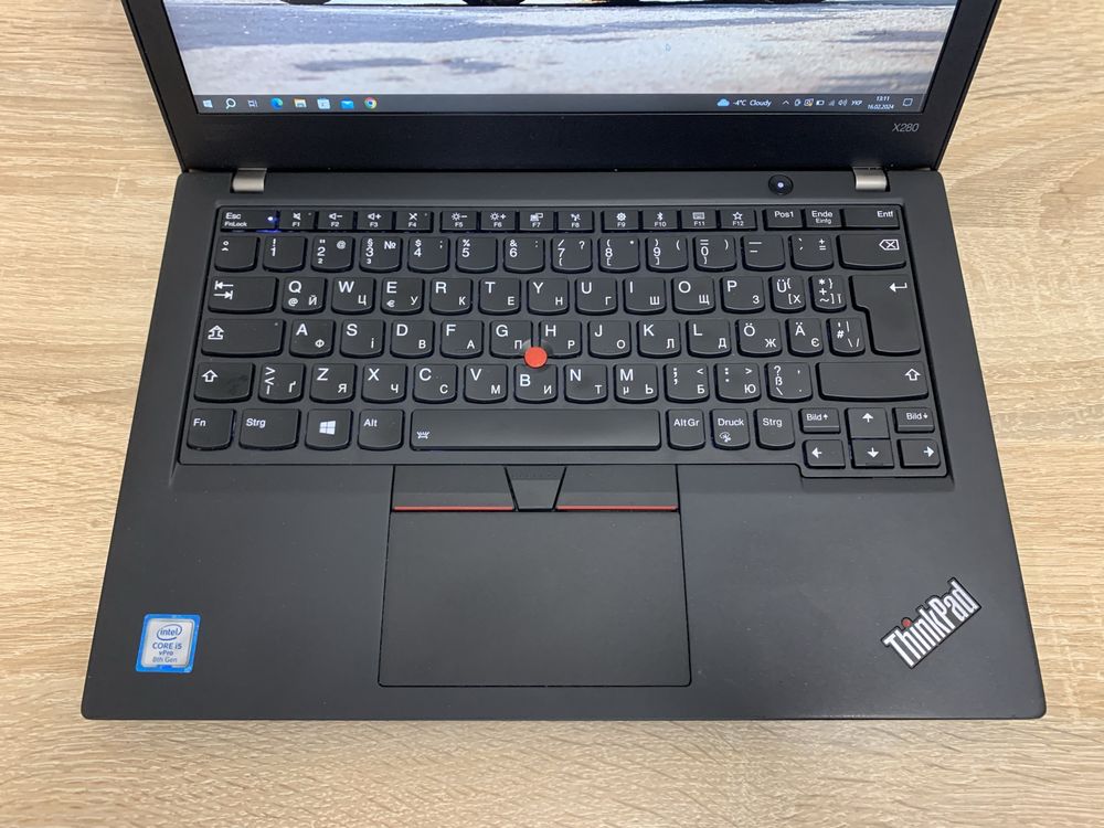 Ноутбук 12.5” IPS FHD Lenovo ThinkPad X280 i5-8350/8/128-512