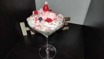 Vela artesanal aromática Frutos do bosque com chantilly