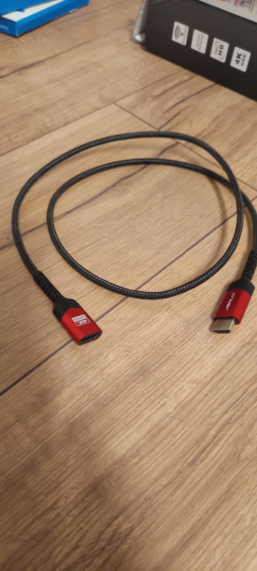 Przedłużacz kabla HDMI 4K60Hz  JSAUX 1m