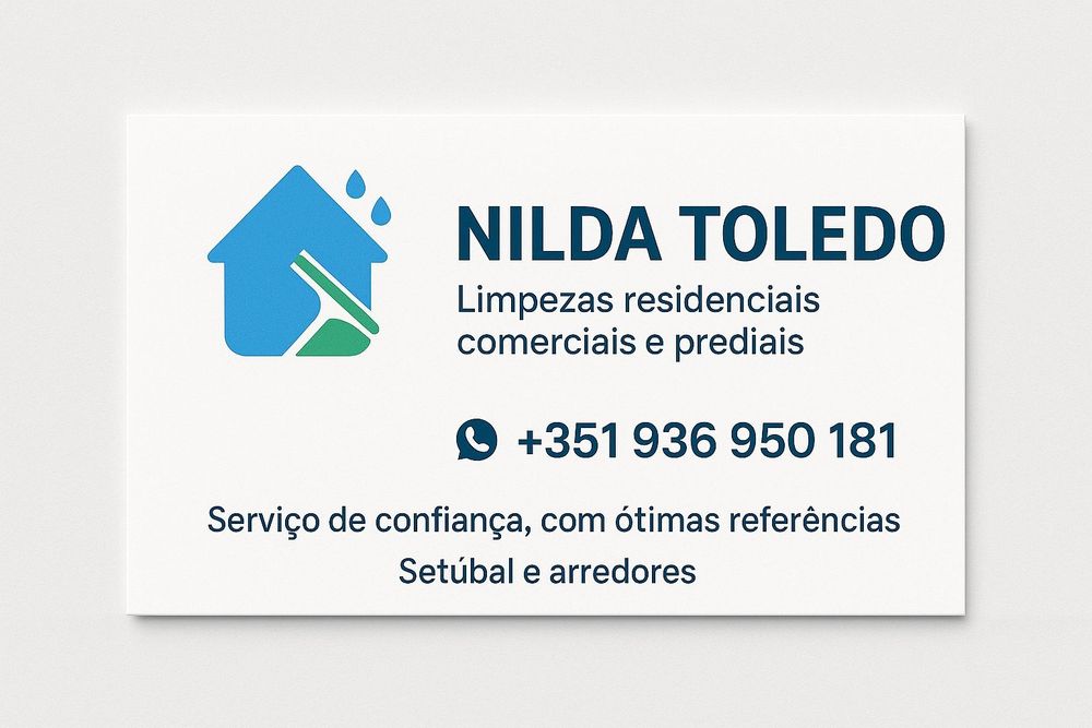 Faço limpezas:
Escritórios
Pós-obras 
Micro-ondas
Tapetes 
Lavar a