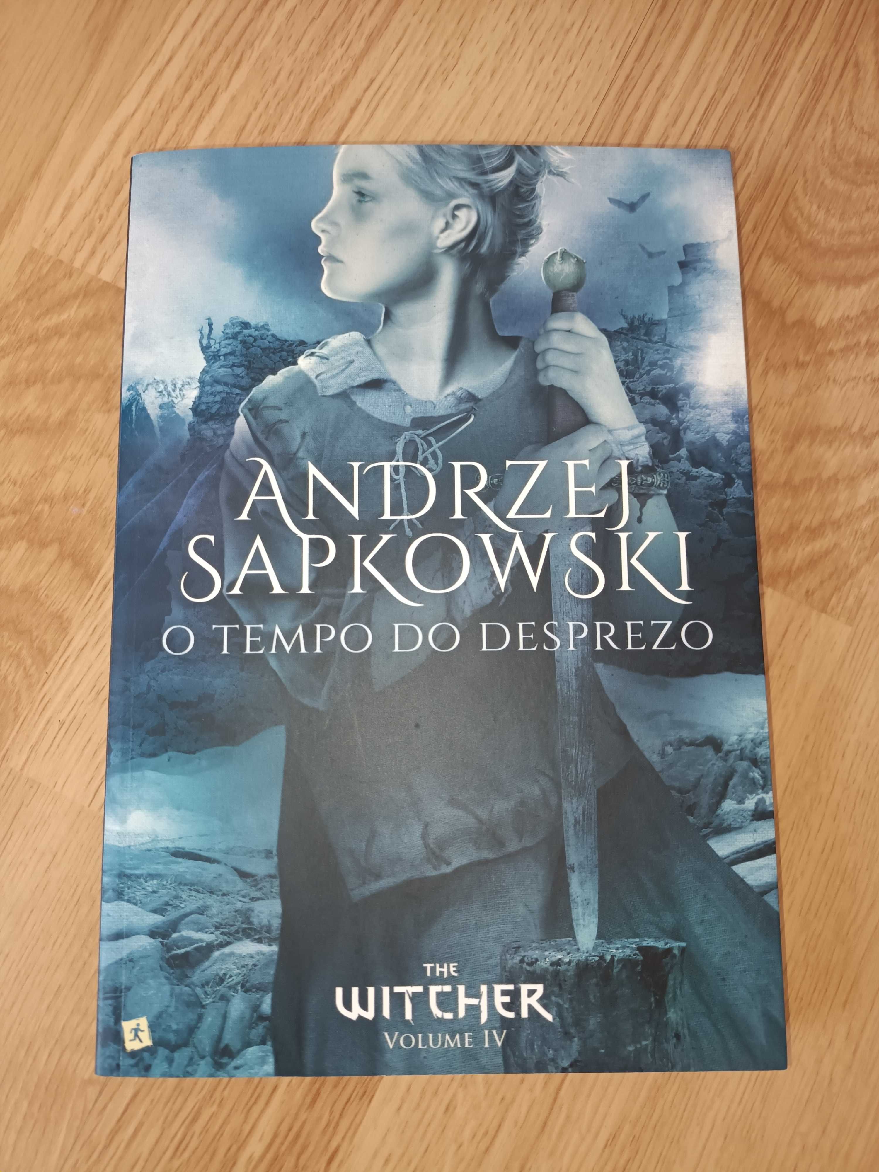 Coleção livros The Witcher Andrzej Sapkowski.