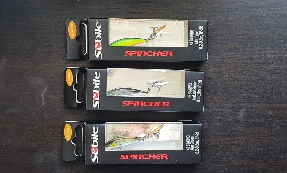 Unikat! Wobler Sebile SPINCHER 42mm Sinking - 3 sztuki - RARYTAS