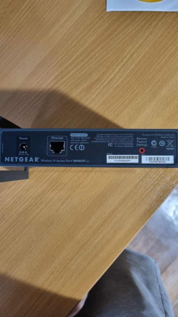 Беспроводная точка доступа Netgear WN802T v2