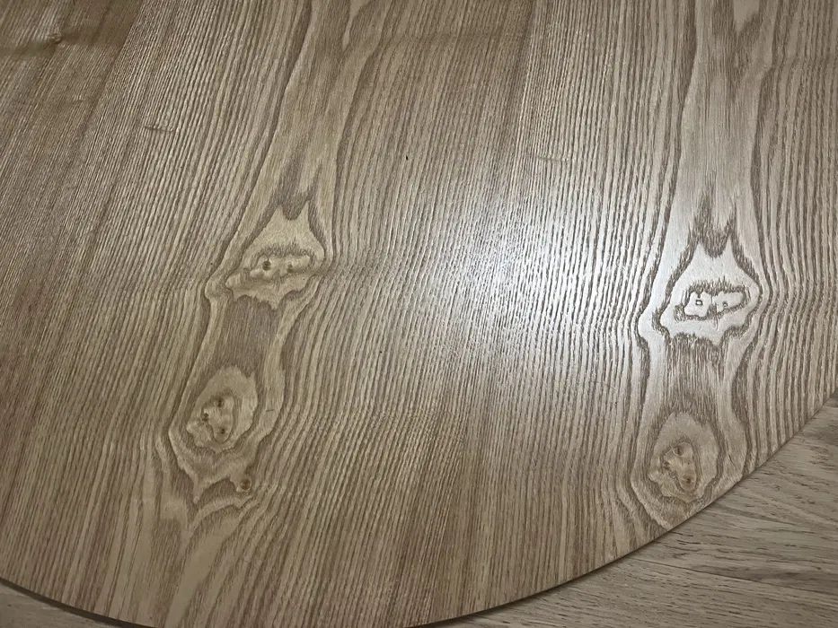 Okragły blat drewniany DĄB 120 cm